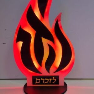 אבוקה יזכור מוארת